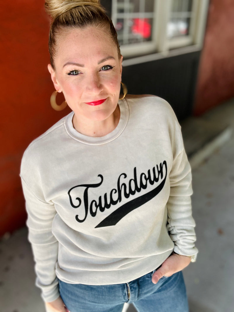 TOUCHDOWN Mineral Graphic Sweatshirt