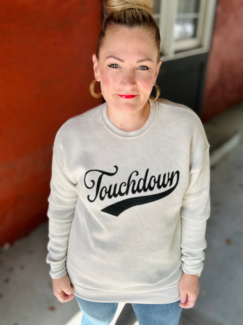 TOUCHDOWN Mineral Graphic Sweatshirt