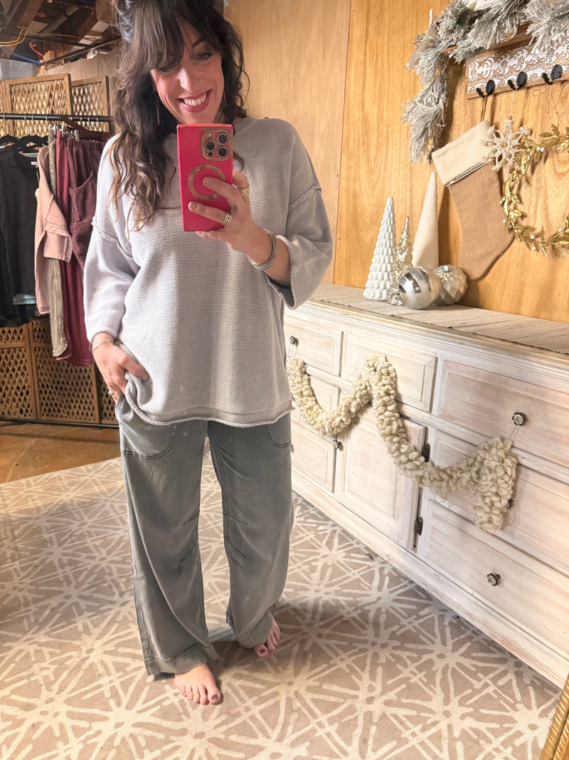 EASEL PREORDER Everyday Girl Short Sleeve Sweater