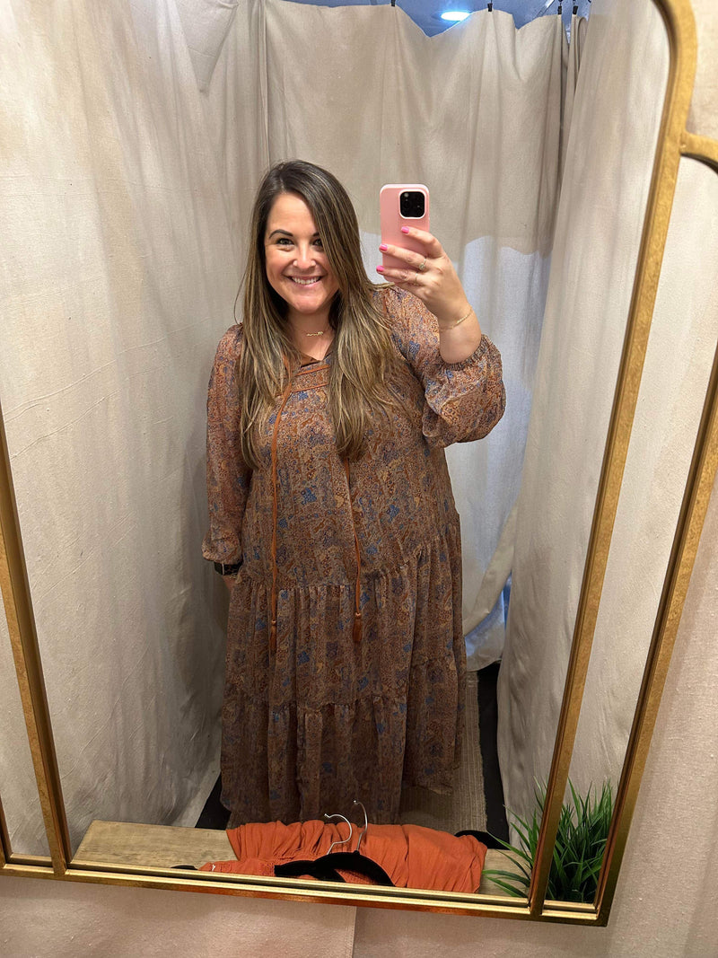 "Midnight in Morocco" Maxi Dress