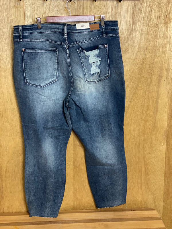 JB High Rise Raw Hem Relaxed