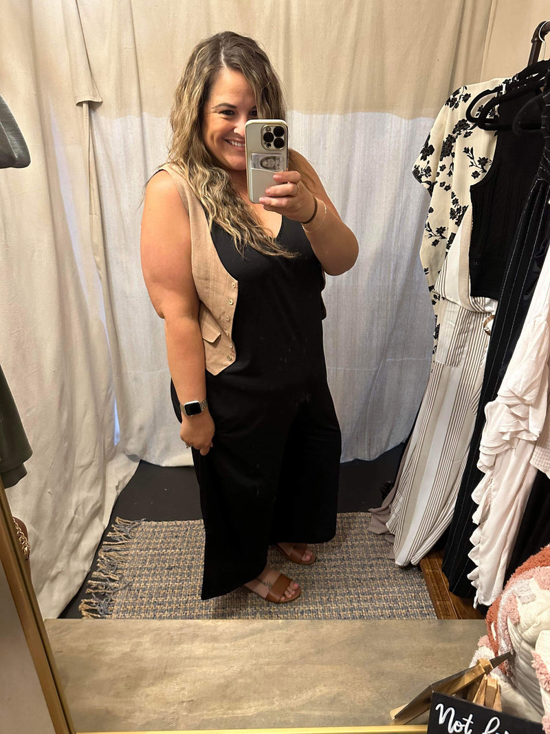 "Secret Moments" Cropped Vest
