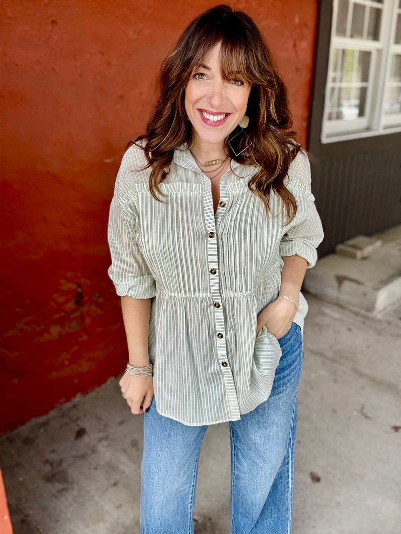 “Swing My Way” Button Down Shirt
