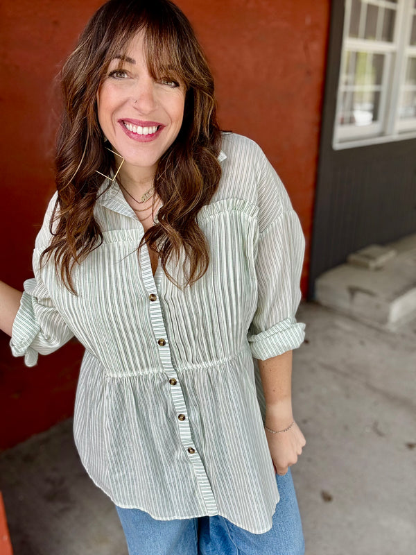 “Swing My Way” Button Down Shirt