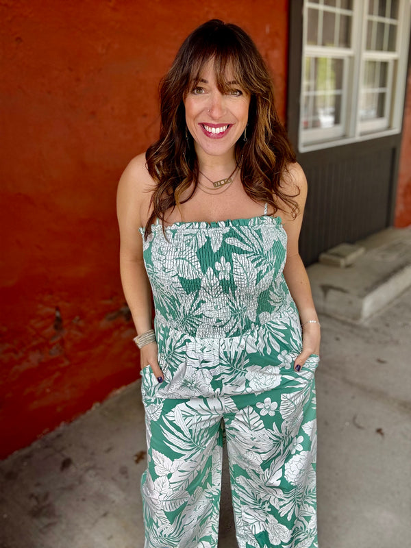 "Getaway Gal" Wide-Leg Jumpsuit