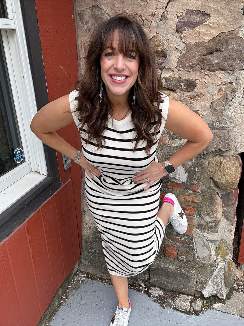 "Night Shift" Midi Dress