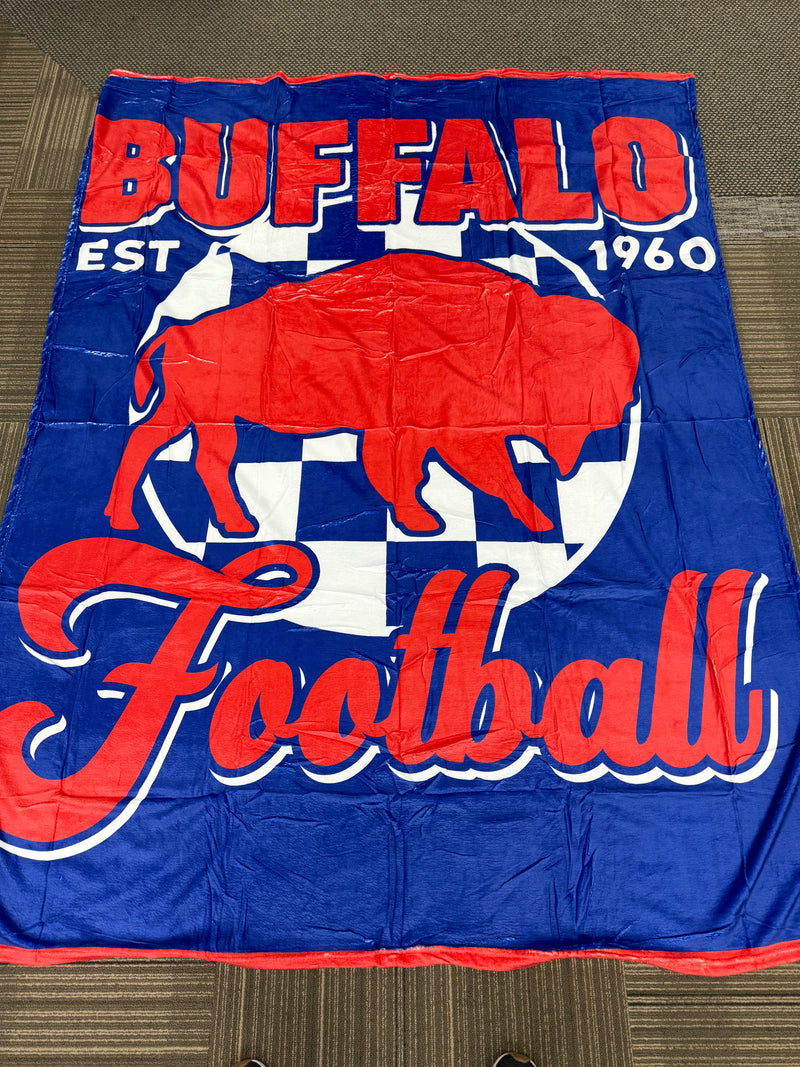 Buffalo Football Blanket