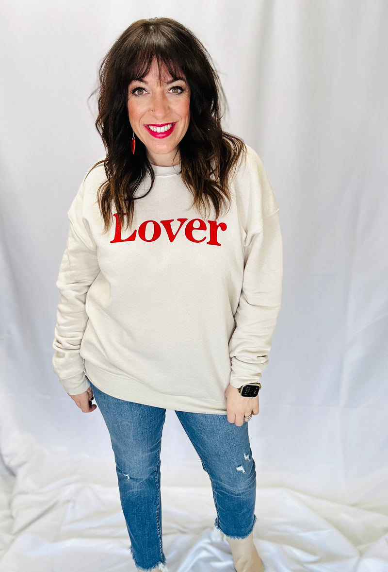 "Lover" Graphic Sweatshirt