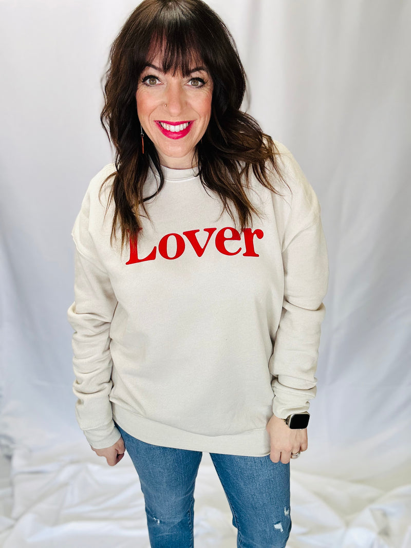 "Lover" Graphic Sweatshirt