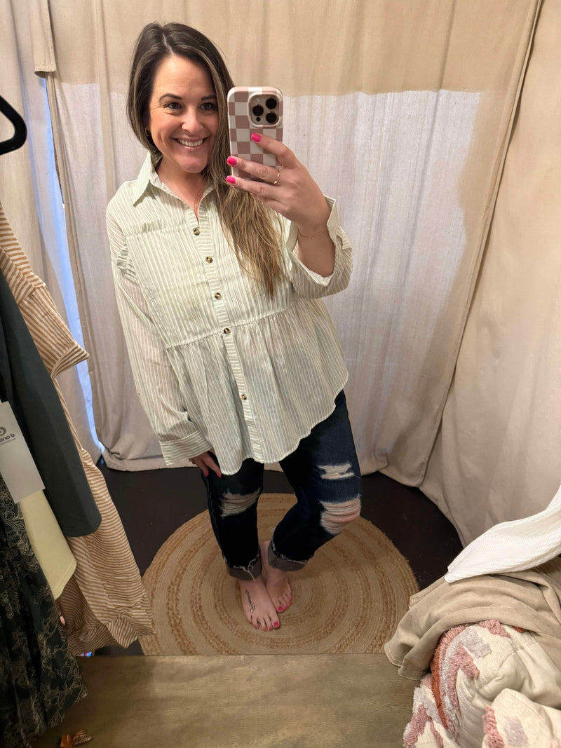 “Swing My Way” Button Down Shirt