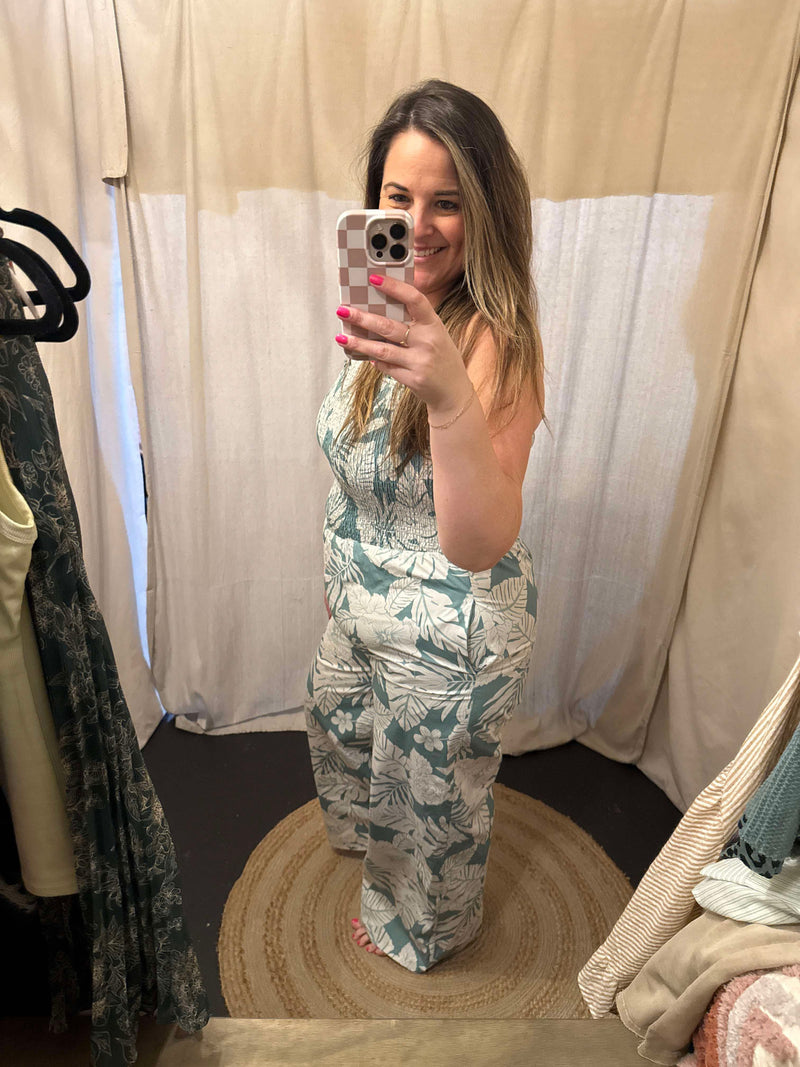 "Getaway Gal" Wide-Leg Jumpsuit