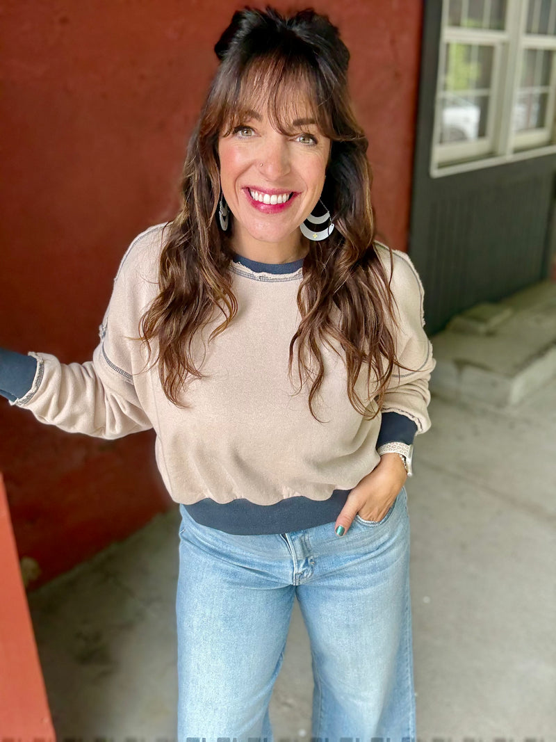 HIDDEN Light Wash Clean Stretch Cropped Wide leg Jeans