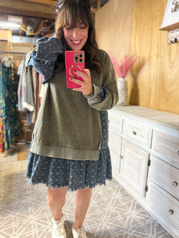 Easel Preorder- Denim Dress