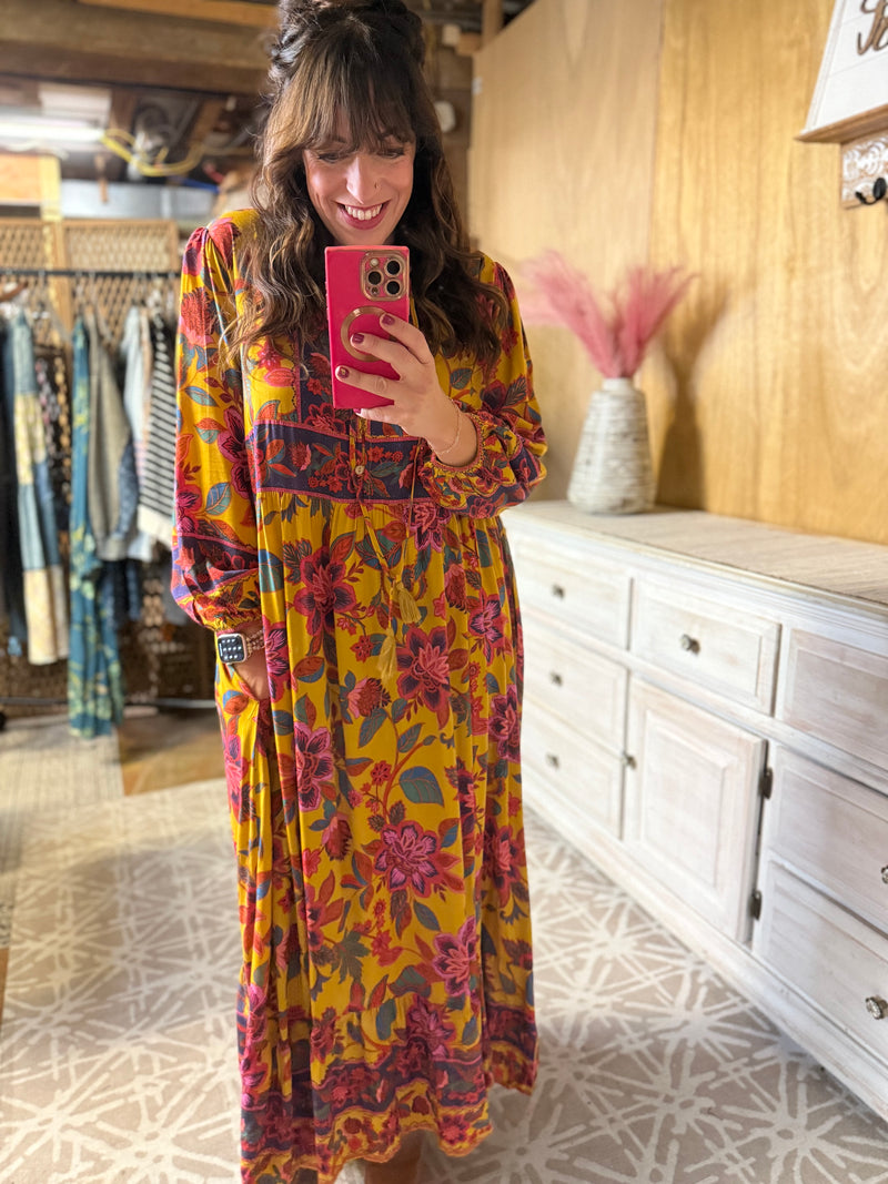 EASEL PREORDER- Floral Maxi Dress