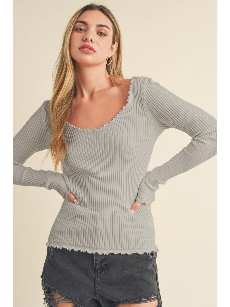 "The Adalie" Knit Sweater Top *New Colors*