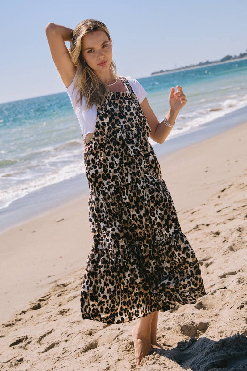 "The Purrrfect" Overall Dress