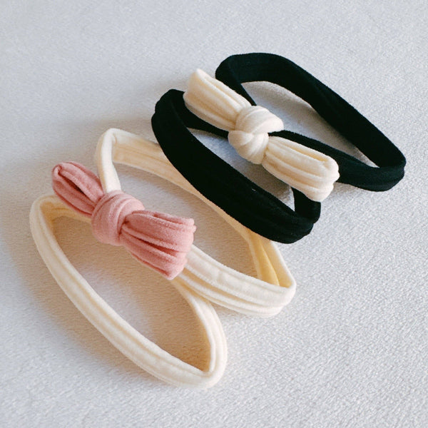 Tied In Bow Daily Hair Ties Set Of 4