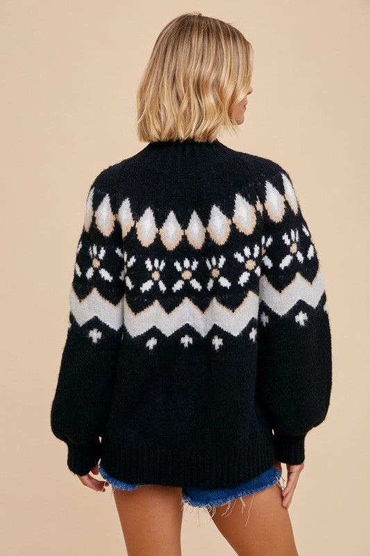 "Fair Aisle" Knitted Sweater