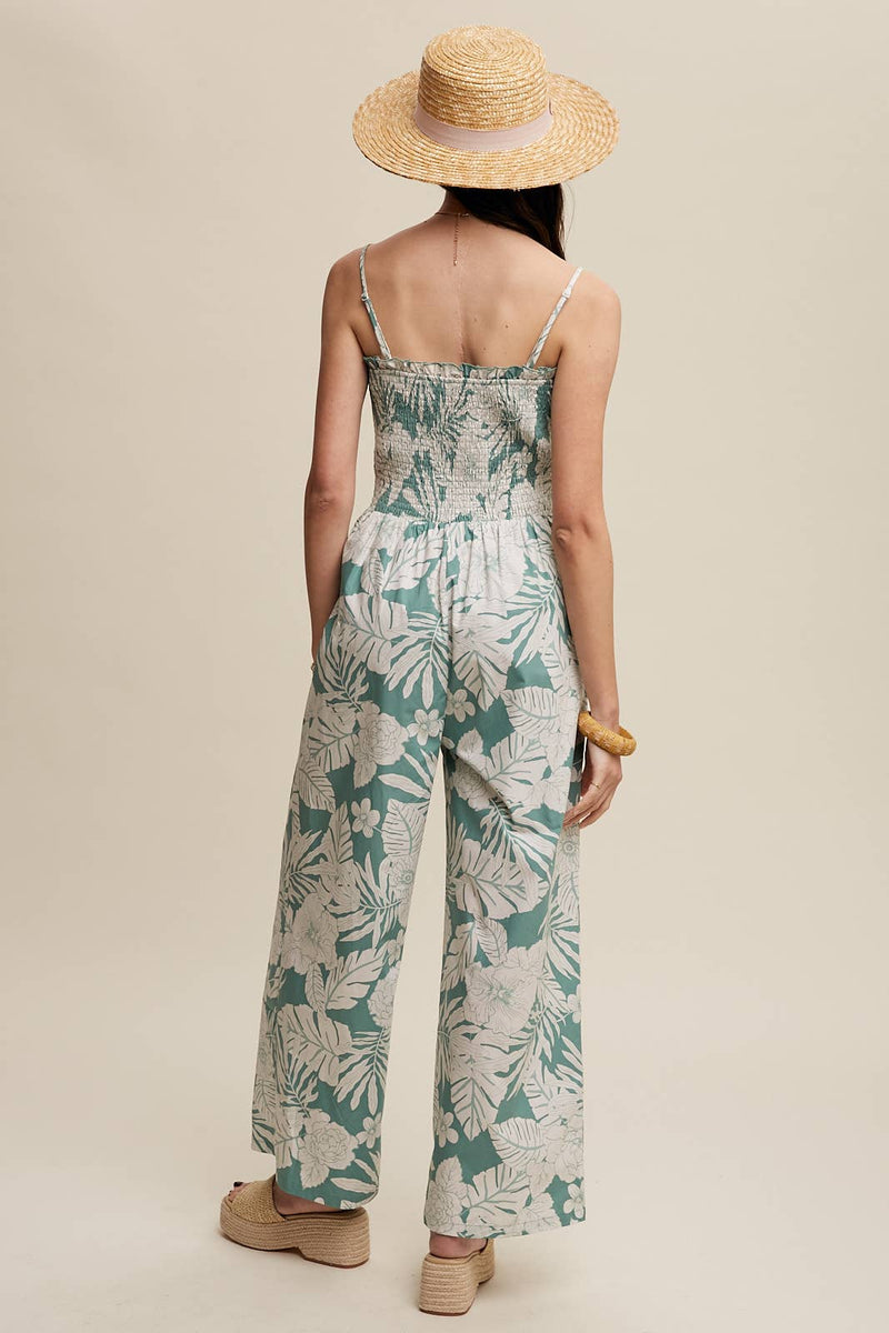 "Getaway Gal" Wide-Leg Jumpsuit