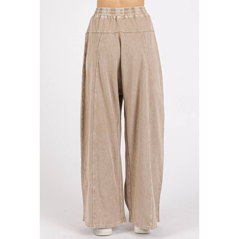 "Adventure Calls" Barrel Leg Pants