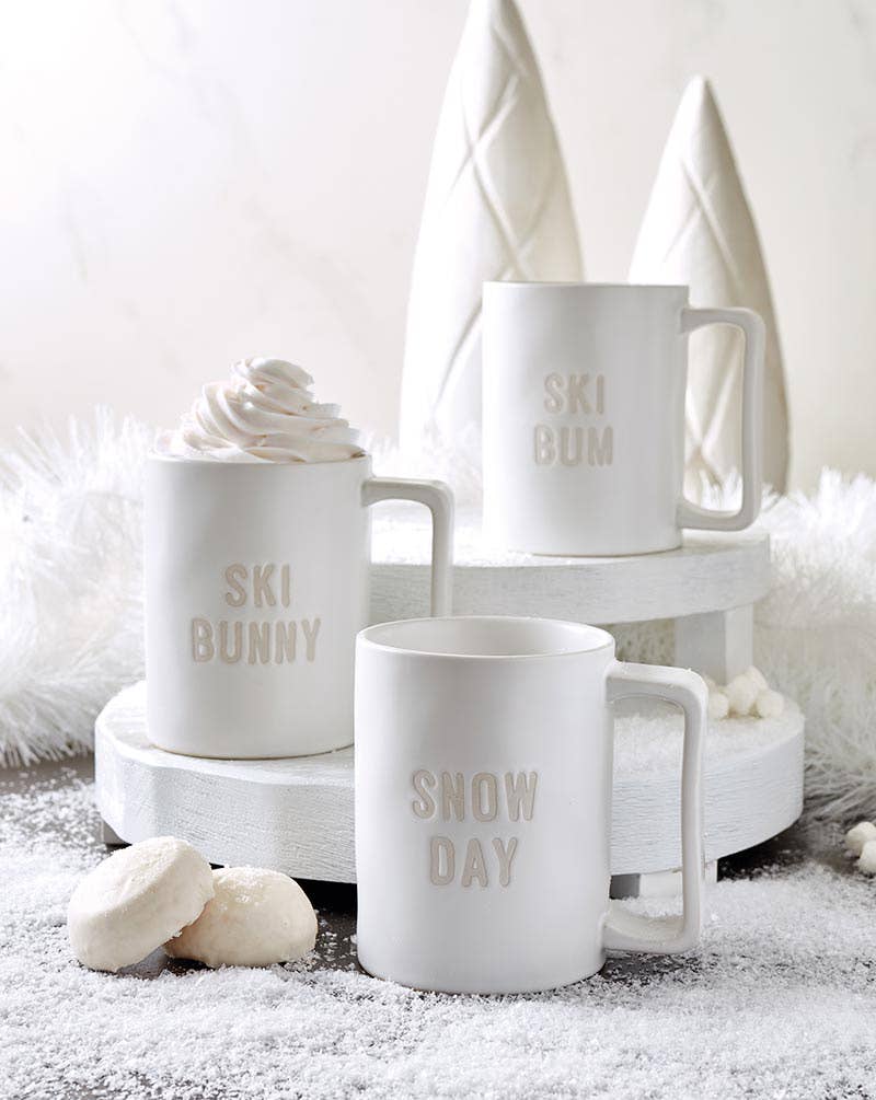 Face To Face Tall Coffee Mug - Ski Bunny