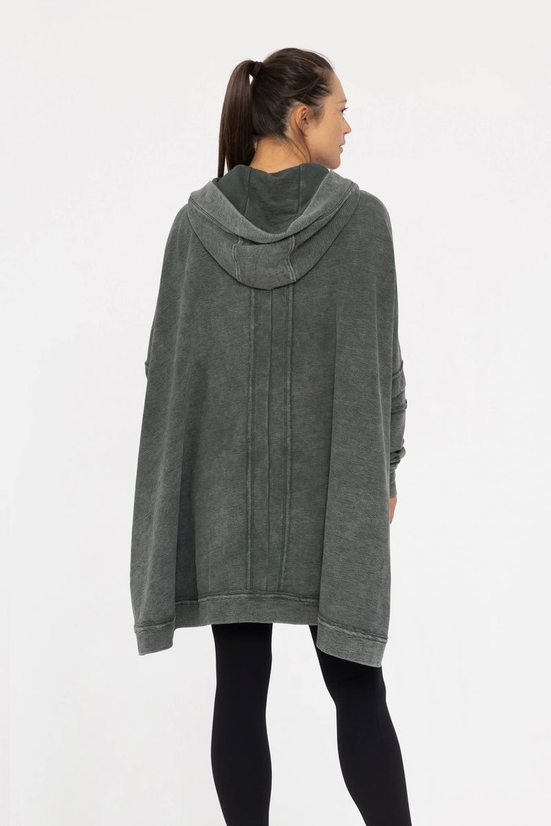 "Dark Vision" Oversized Hooded Poncho