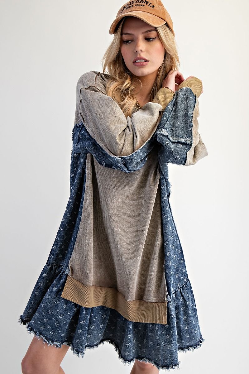 Easel Preorder- Denim Dress
