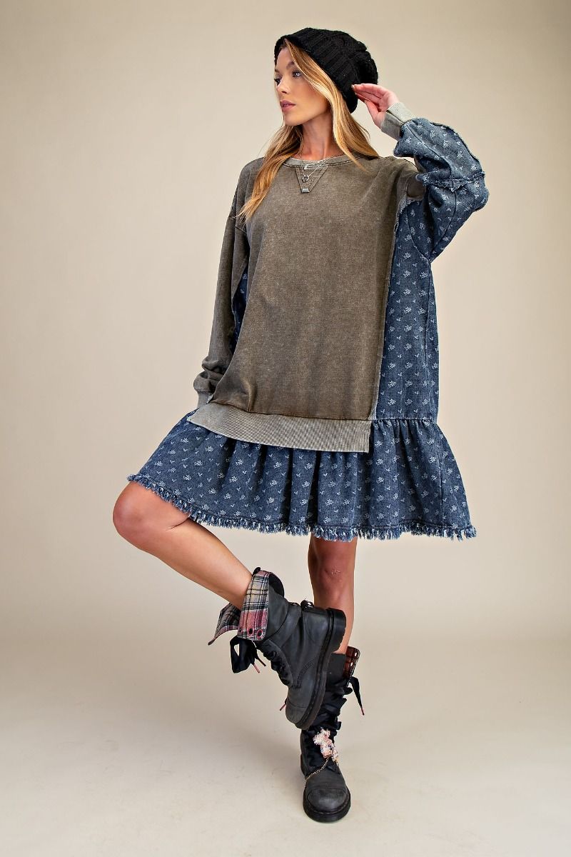 Easel Preorder- Denim Dress