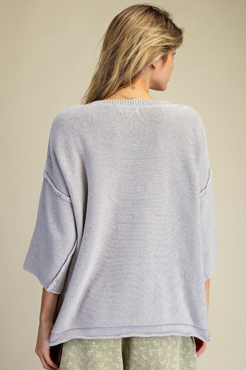 EASEL PREORDER Everyday Girl Short Sleeve Sweater