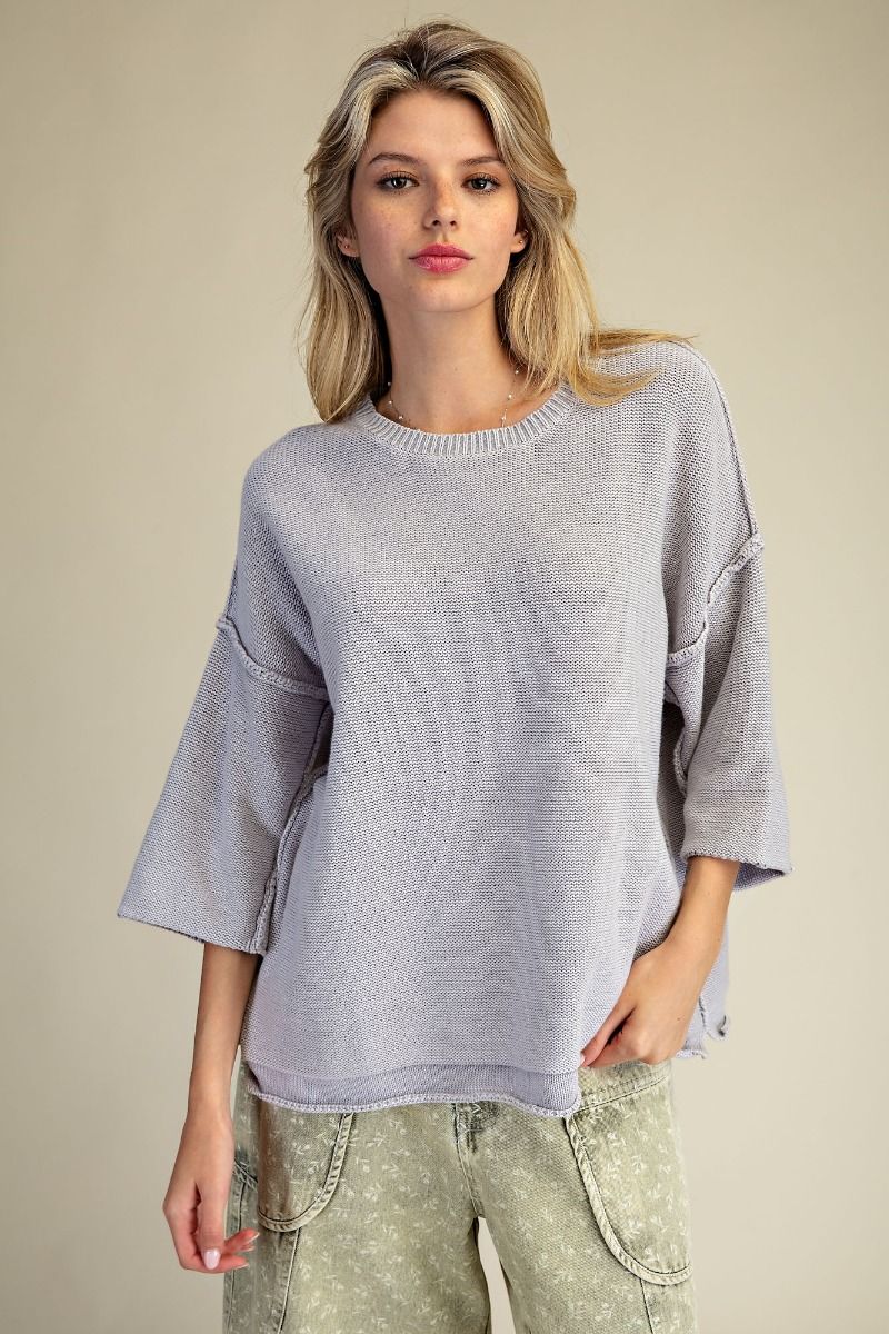 EASEL PREORDER Everyday Girl Short Sleeve Sweater