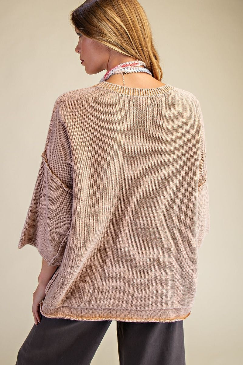 EASEL PREORDER Everyday Girl Short Sleeve Sweater