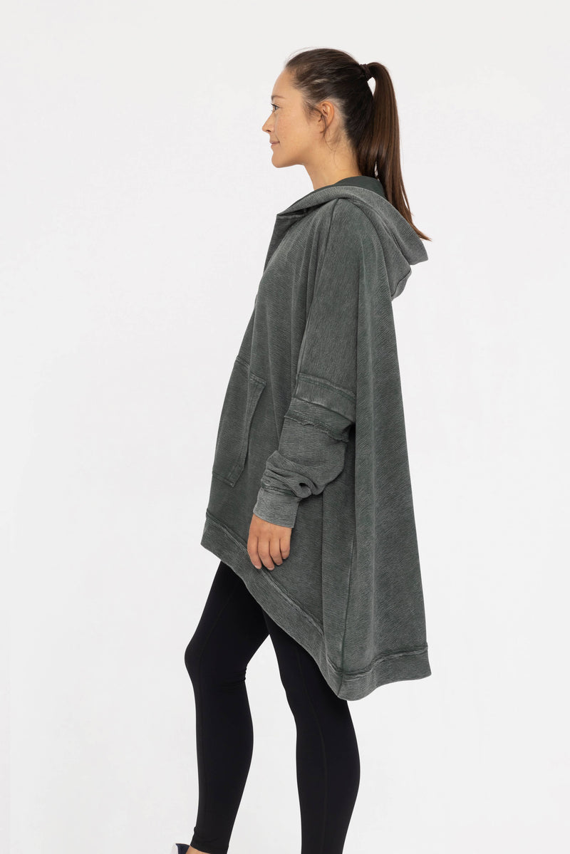 "Dark Vision" Oversized Hooded Poncho