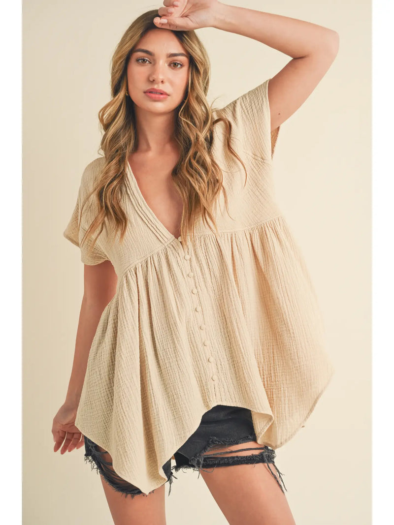 "The Florence" Button Down Blouse