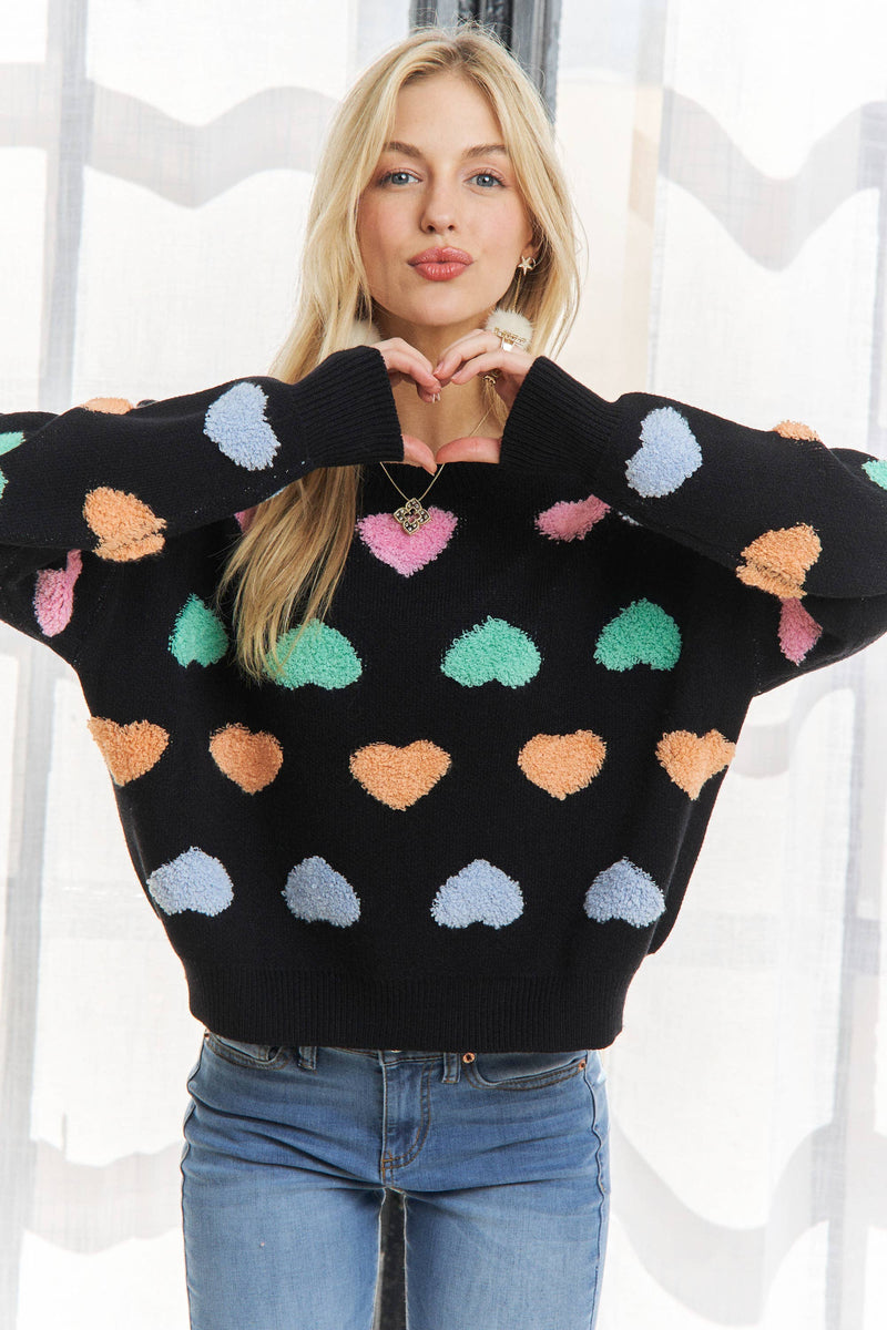 "Heart Shaped Box" Sweater