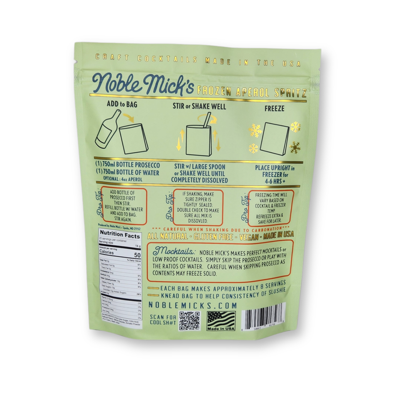 Noble Mick's Frozen Cocktail Kit * NEW FLAVORS!!*