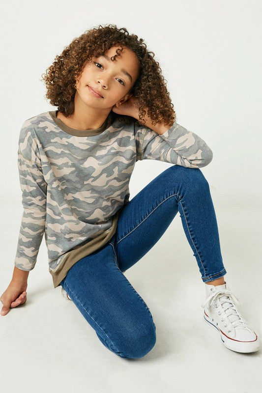 "Hiding In Plain Sight" Girls Top