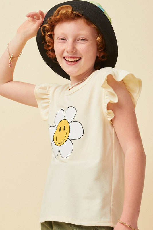 "Daisy Days" Girls Graphic Tee