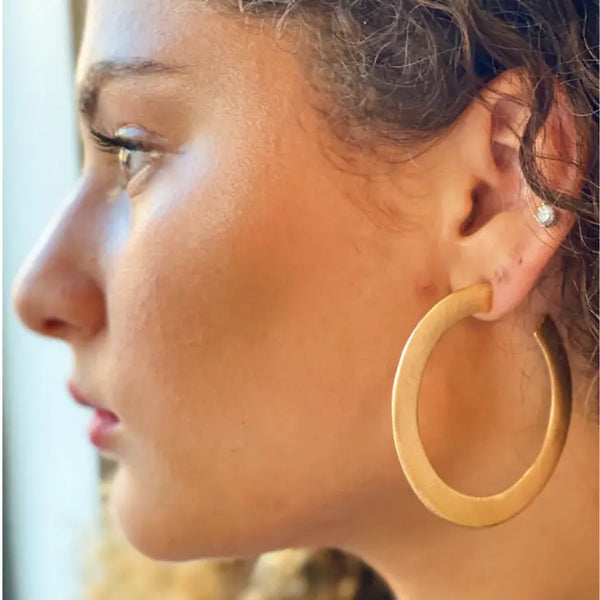 "Alma" Hoop Earrings